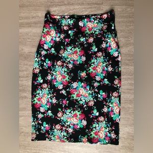 Vintage Lularoe Floral Cassie Skirt